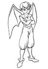 Coloring page elf