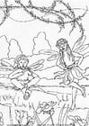 Coloring pages elves