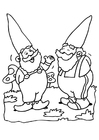 Coloring pages elves