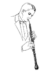 Coloring page English horn