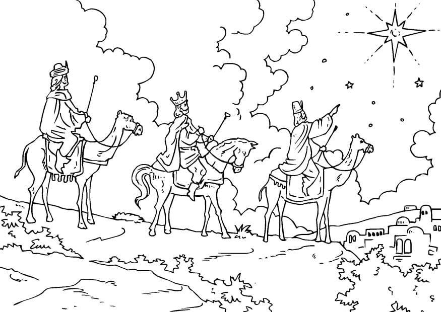 Coloring page Epiphany