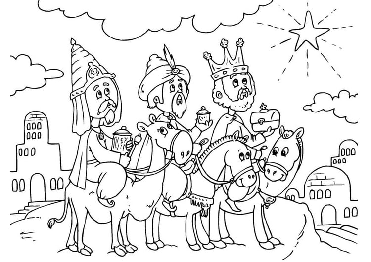 Coloring page Epiphany