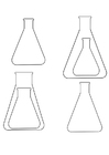 Erlenmeyer flasks