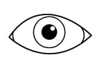 Coloring pages eye