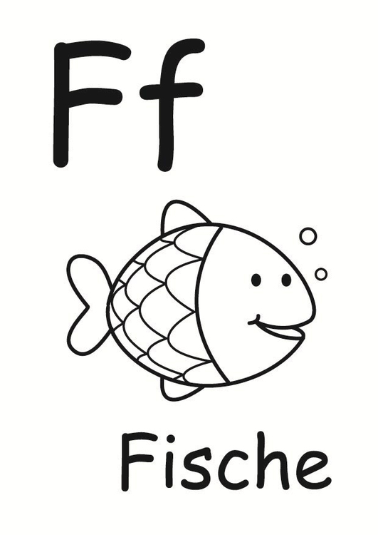 Coloring page f