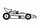 coloring-page F1 racing car