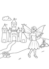 fairy at castle