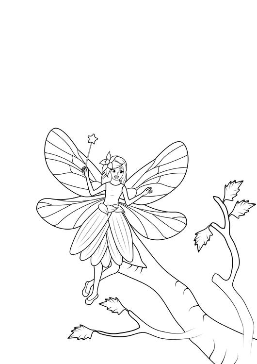 fairy at tree