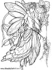 Coloring pages fairy dust
