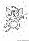 Coloring pages fairy