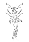 Coloring pages fairy