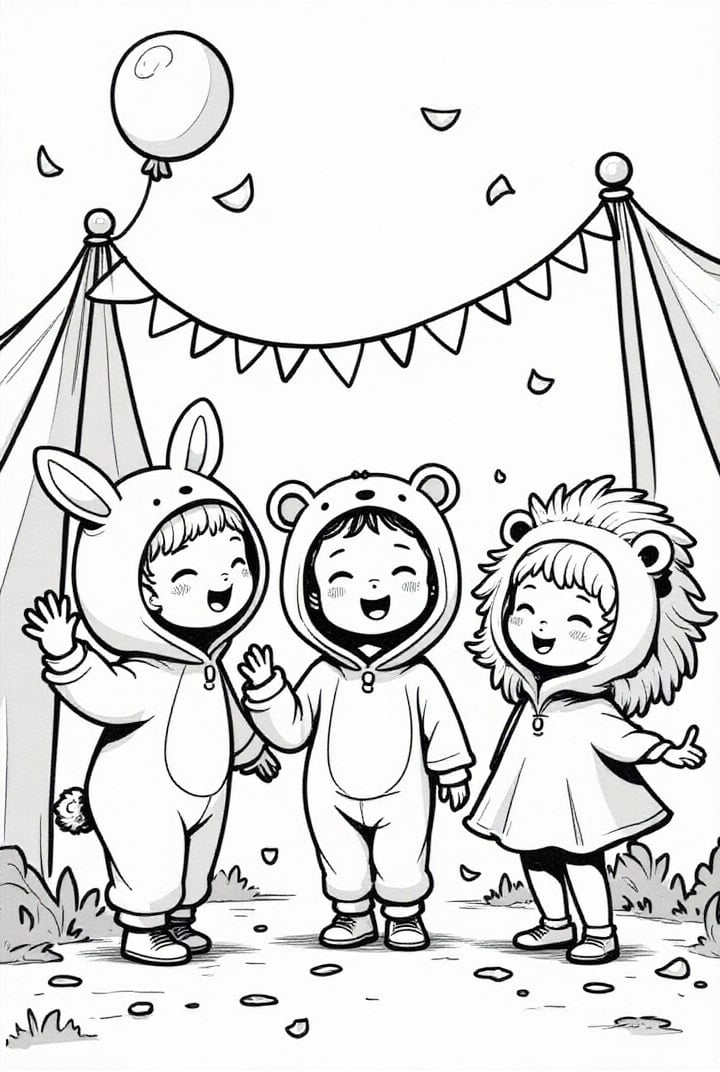 fancy dress carnival party