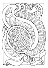 Coloring pages fantasy flower