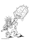 Coloring pages farmer 1