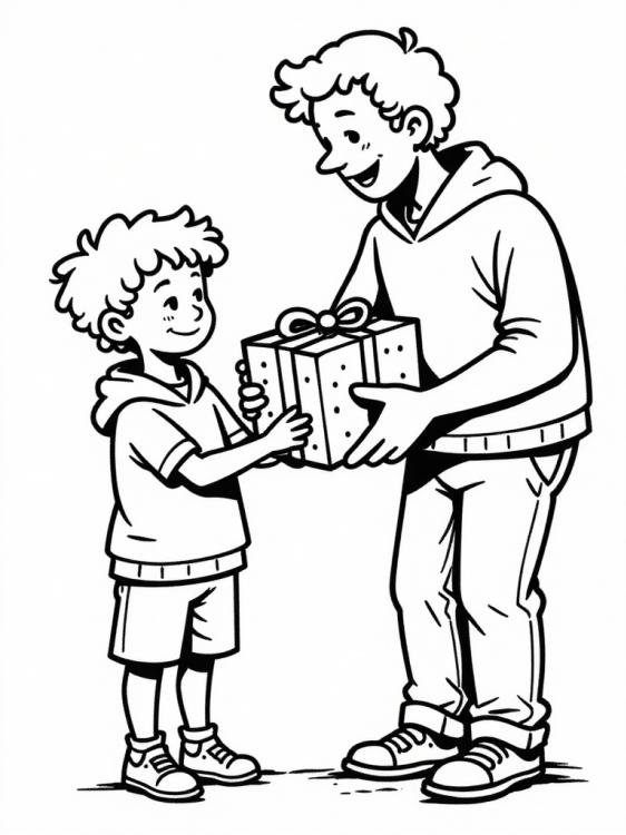 father&#39;s day father and son