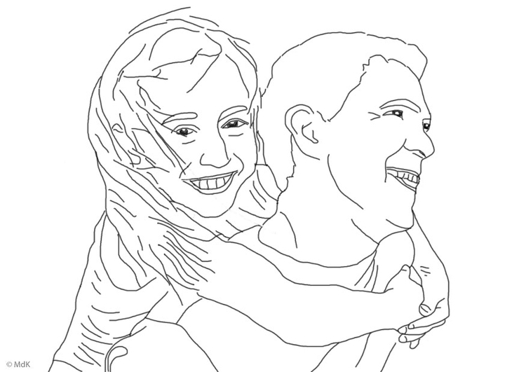 107 Coloring Pages Of Dad And Daughter  Best HD