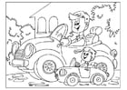 Coloring page Father's Day