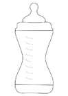 Coloring page feeding bottle