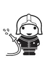 Coloring pages Firefighter