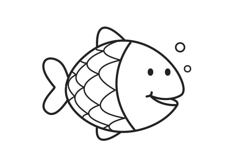 Coloring page Fish