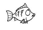 Coloring page fish