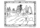 coloring-page fishing