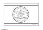 Coloring pages flag Belize