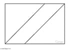 Coloring page flag Congo
