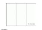 Coloring page flag France