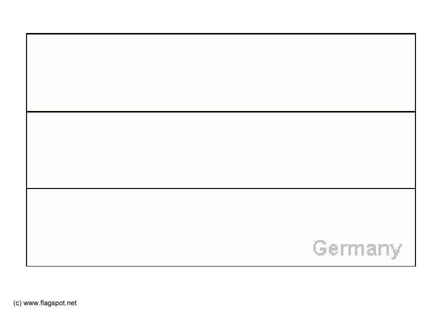 Coloring page flag Germany