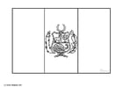 Coloring pages flag Peru