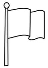 Coloring pages flag