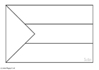 Coloring page flag Sudan