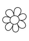 Coloring page Flower
