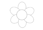 Coloring page flower