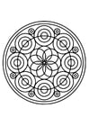 Coloring page flower
