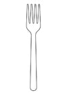 Coloring page fork