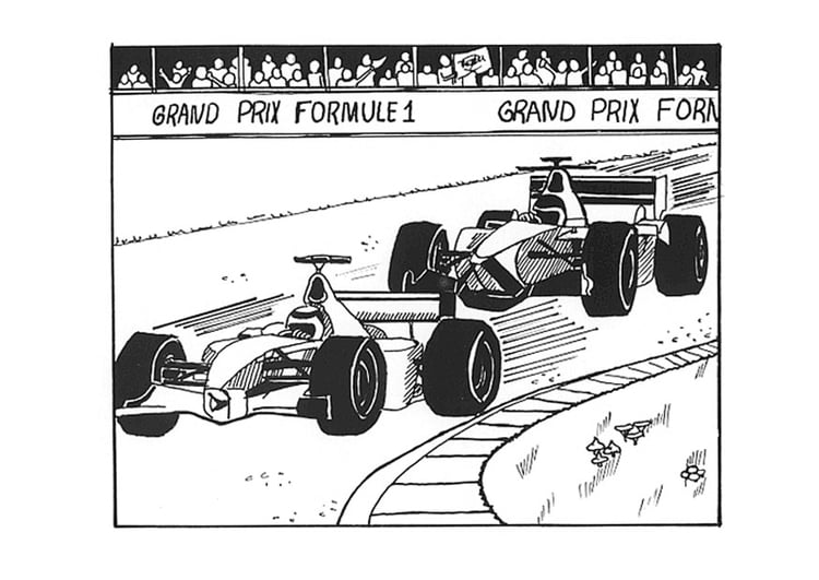 Coloring page Formula 1