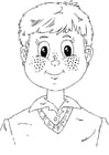 Coloring pages freckles