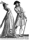 coloring-page French formal court styles 1793
