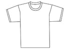 Coloring page front of t-shirt