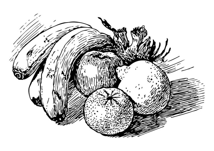 Coloring page Fruit
