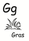 Coloring page g