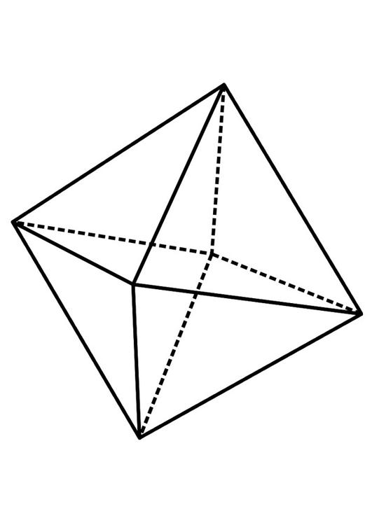 geometrical figure - octahedron