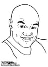 Coloring pages George Foreman