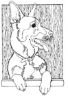 Coloring pages German shepherd