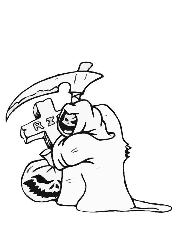 Coloring page ghost - img 16563.