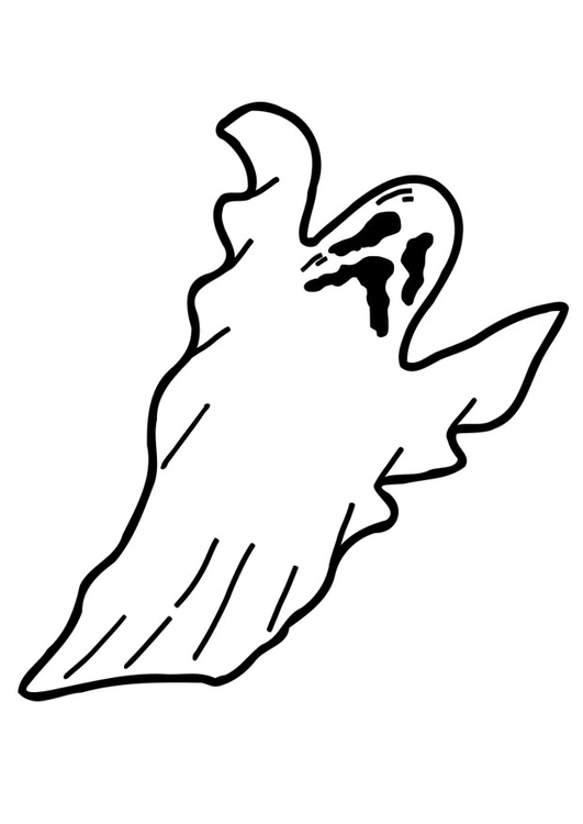 Coloring page ghost