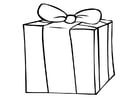 Coloring page gift