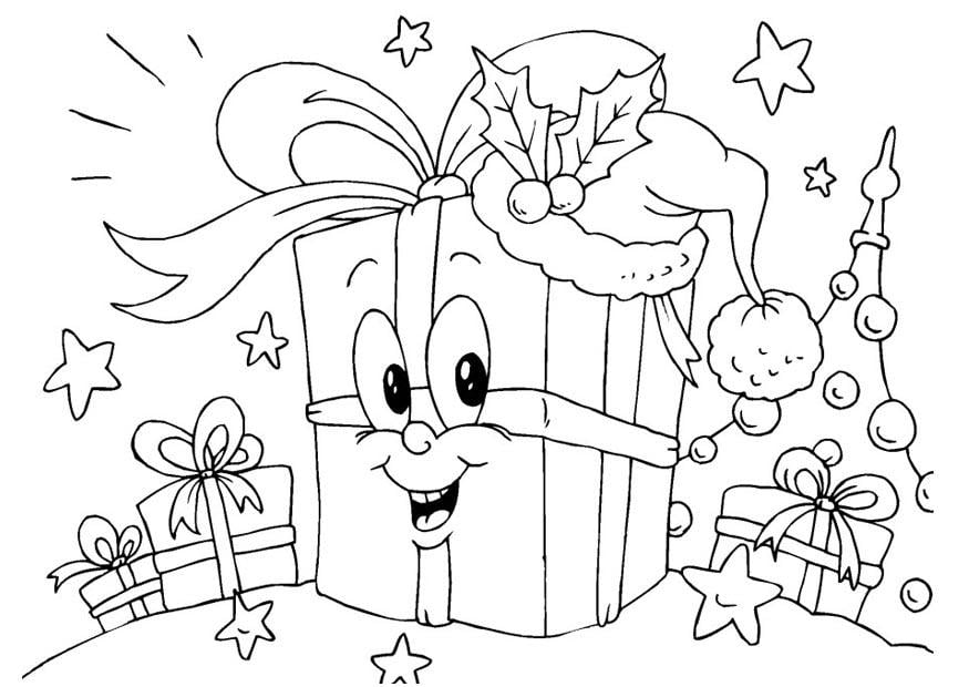 Coloring page gifts